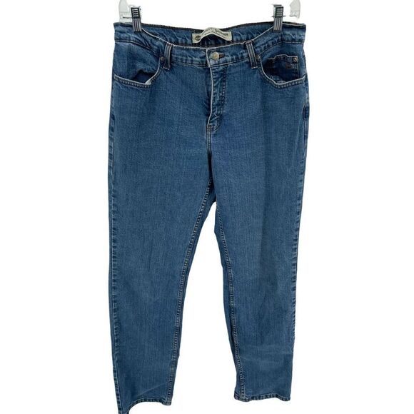 Harley-Davidson high waist straight leg jeans vintage VTG 12 long 12L - Picture 1 of 14